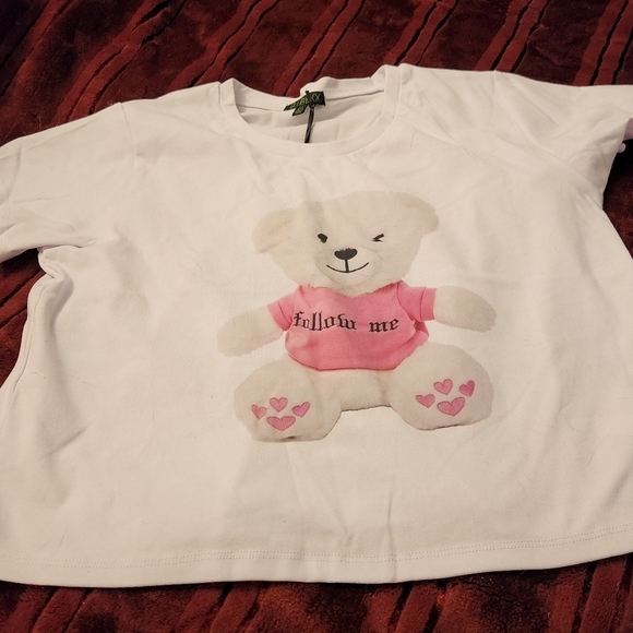 Dolls Kill Other - 𝅺🏝️DOLLS KILL/CLUB EXX,White crop top, 1X, NWOT